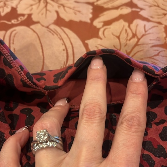 Nike Training Dri-FIT One Tight Glitter Leopard Pack leggings S - Picture 7 of 10